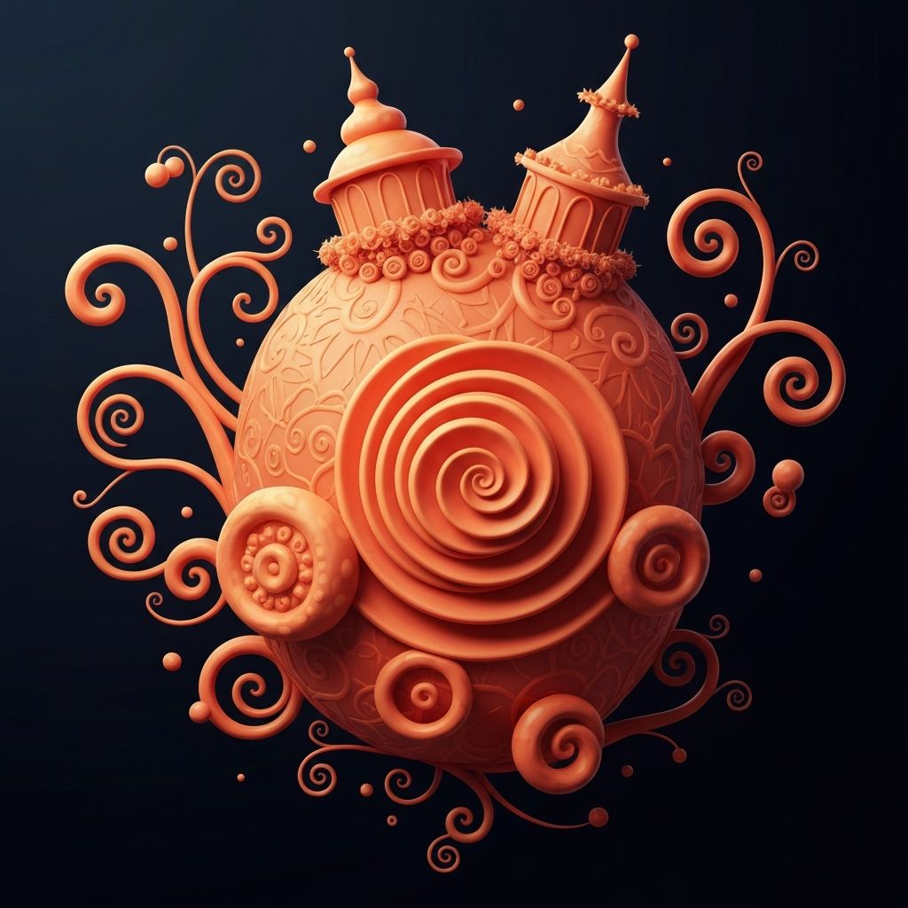 Mirror-symmetrical hallway representing duality and synthesis